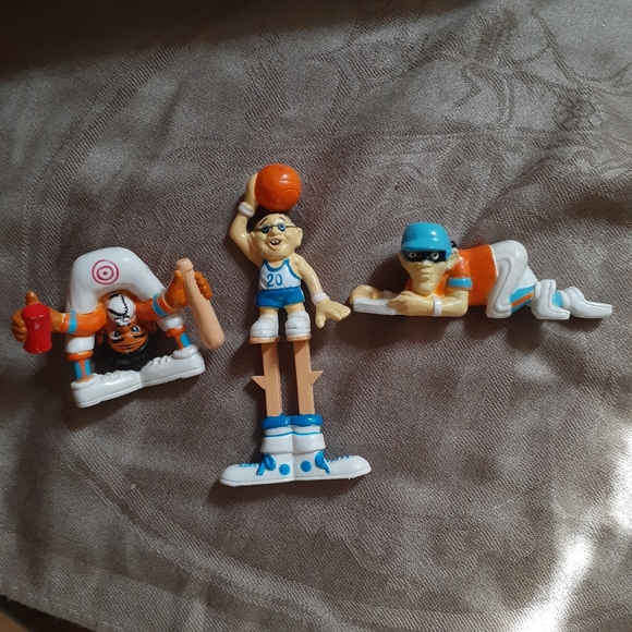 1980's RARE Sportfreaks 3 Piece Set $12.50 Shipping Sports Freaks Figures - Picture 9 of 16